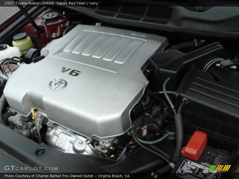 Cassis Red Pearl / Ivory 2007 Toyota Avalon Limited