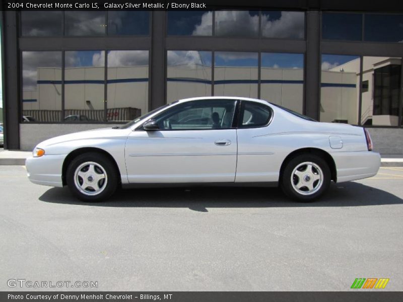 Galaxy Silver Metallic / Ebony Black 2004 Chevrolet Monte Carlo LS