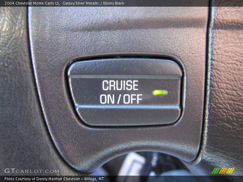 Galaxy Silver Metallic / Ebony Black 2004 Chevrolet Monte Carlo LS