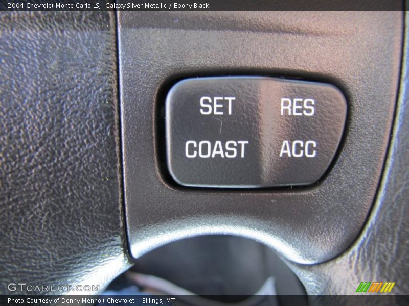 Galaxy Silver Metallic / Ebony Black 2004 Chevrolet Monte Carlo LS