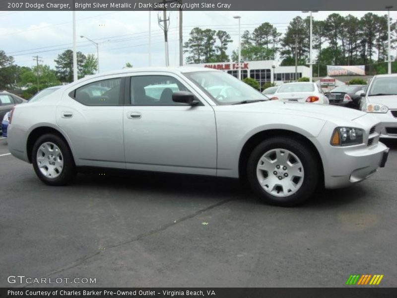 Bright Silver Metallic / Dark Slate Gray/Light Slate Gray 2007 Dodge Charger