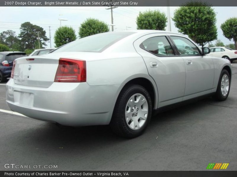 Bright Silver Metallic / Dark Slate Gray/Light Slate Gray 2007 Dodge Charger