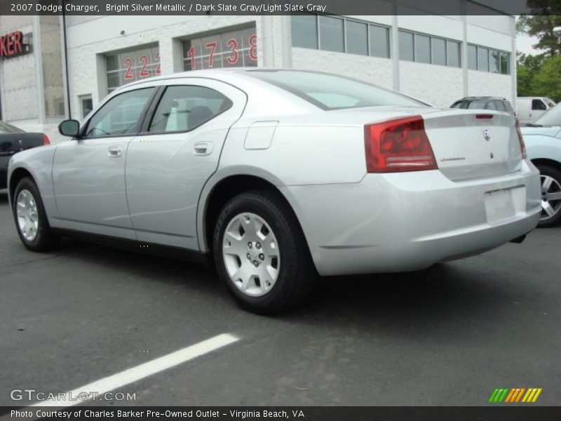 Bright Silver Metallic / Dark Slate Gray/Light Slate Gray 2007 Dodge Charger