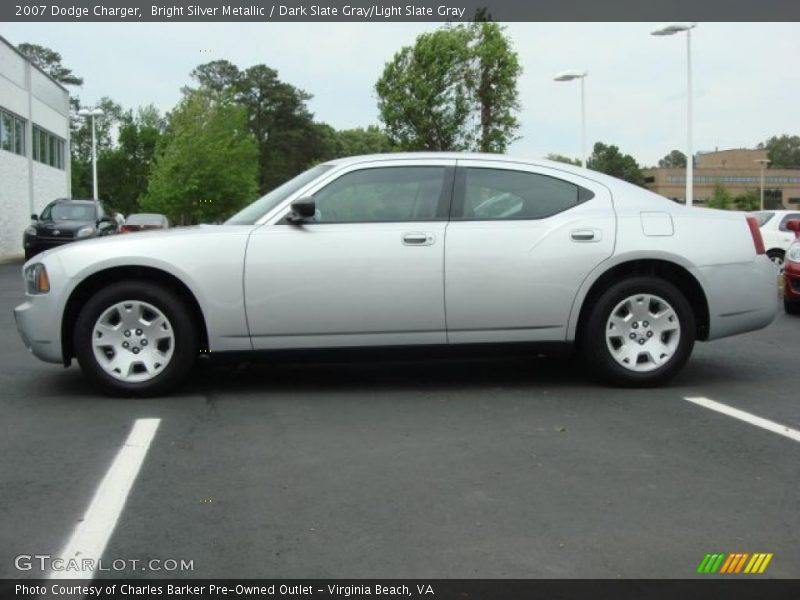 Bright Silver Metallic / Dark Slate Gray/Light Slate Gray 2007 Dodge Charger