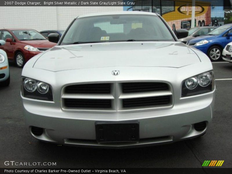Bright Silver Metallic / Dark Slate Gray/Light Slate Gray 2007 Dodge Charger