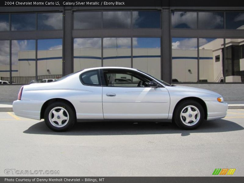 Galaxy Silver Metallic / Ebony Black 2004 Chevrolet Monte Carlo LS