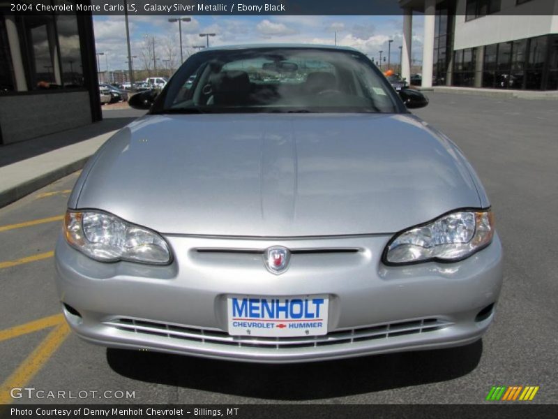 Galaxy Silver Metallic / Ebony Black 2004 Chevrolet Monte Carlo LS
