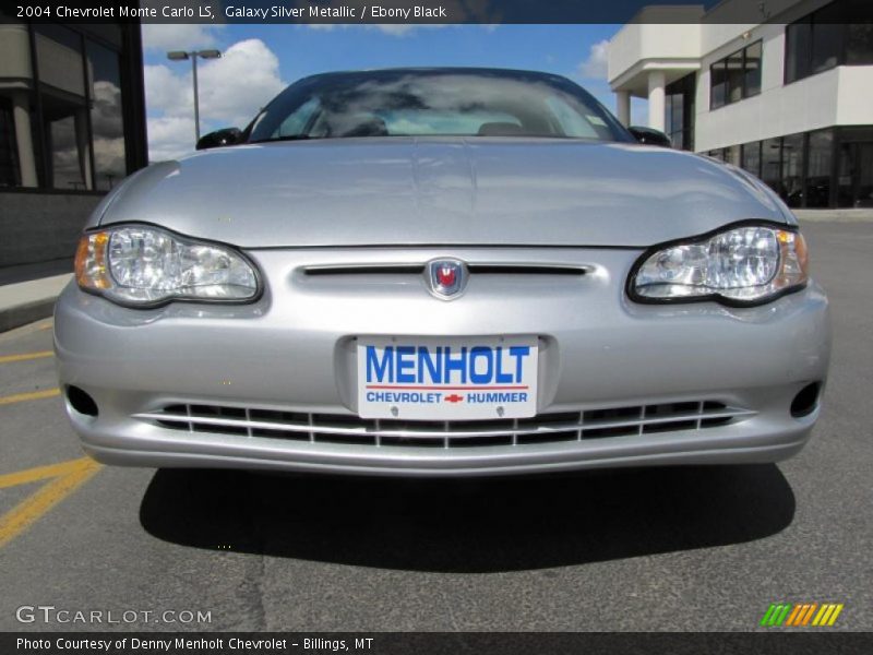 Galaxy Silver Metallic / Ebony Black 2004 Chevrolet Monte Carlo LS