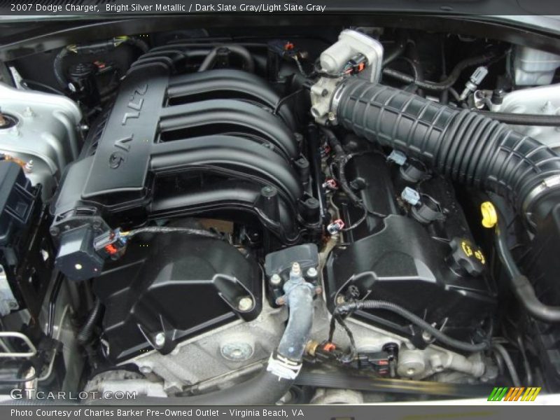 Bright Silver Metallic / Dark Slate Gray/Light Slate Gray 2007 Dodge Charger