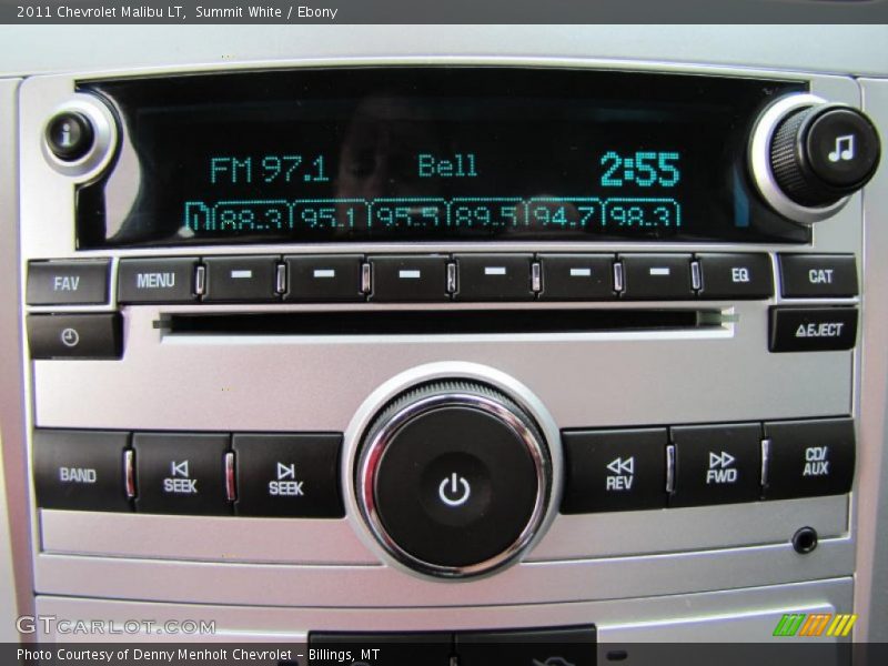 Summit White / Ebony 2011 Chevrolet Malibu LT