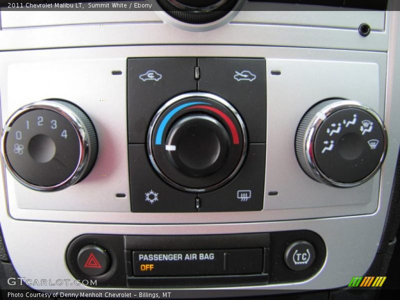 Summit White / Ebony 2011 Chevrolet Malibu LT