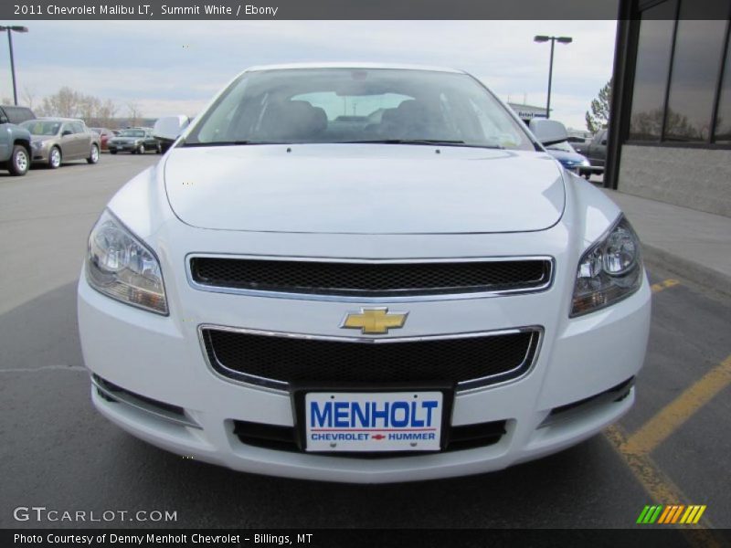Summit White / Ebony 2011 Chevrolet Malibu LT