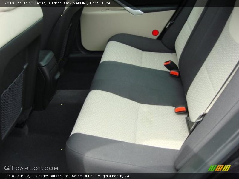 Carbon Black Metallic / Light Taupe 2010 Pontiac G6 Sedan