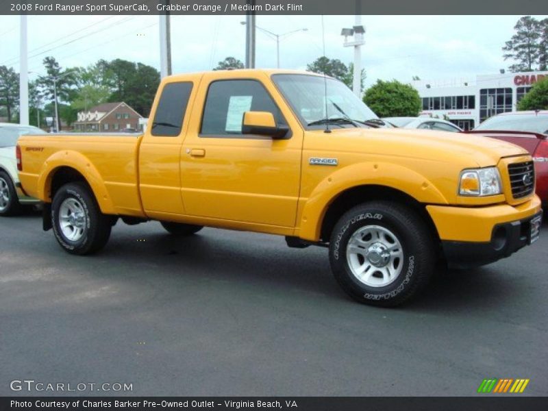  2008 Ranger Sport SuperCab Grabber Orange