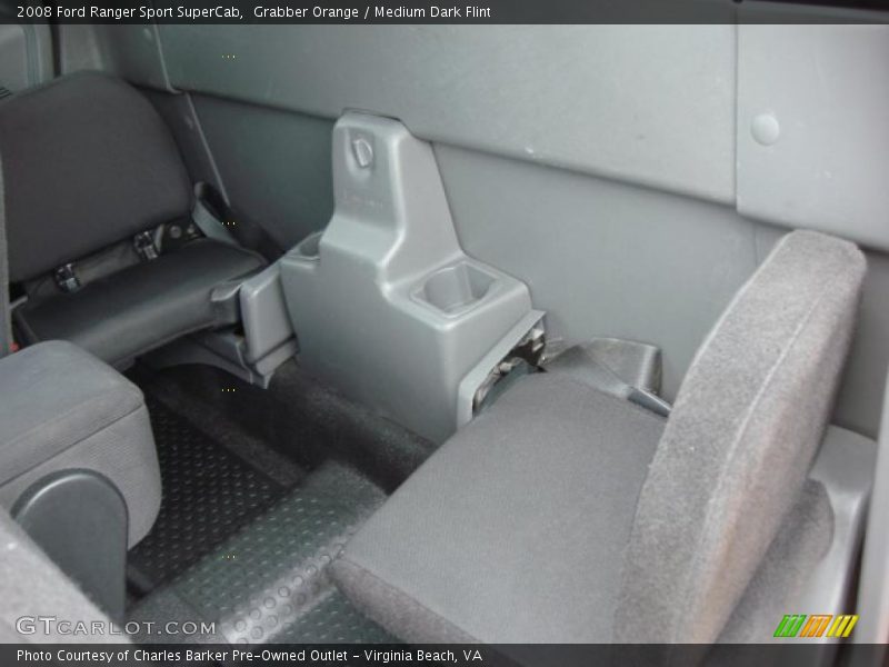 Grabber Orange / Medium Dark Flint 2008 Ford Ranger Sport SuperCab