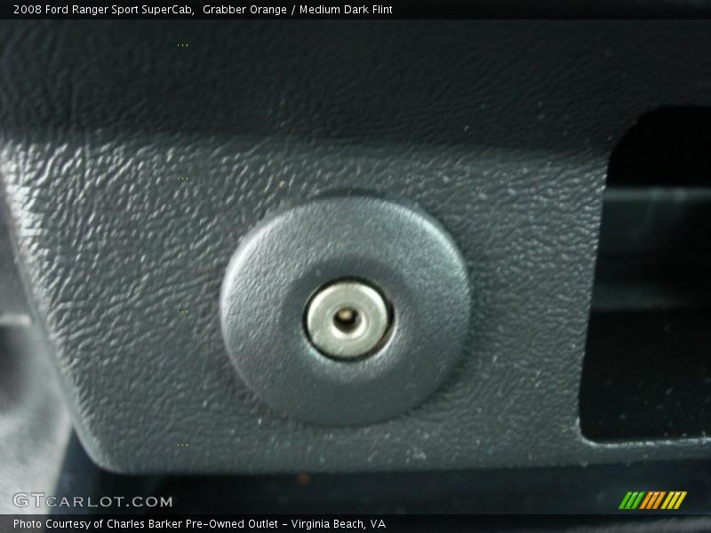 Grabber Orange / Medium Dark Flint 2008 Ford Ranger Sport SuperCab