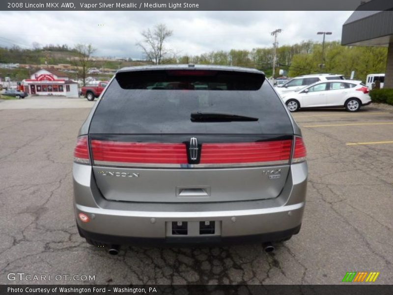 Vapor Silver Metallic / Medium Light Stone 2008 Lincoln MKX AWD