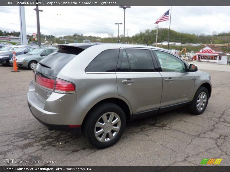 Vapor Silver Metallic / Medium Light Stone 2008 Lincoln MKX AWD