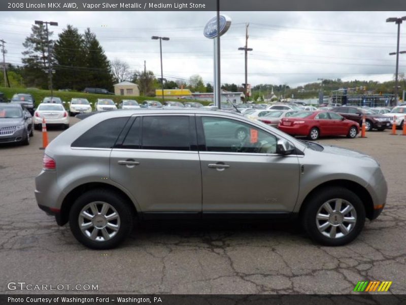 Vapor Silver Metallic / Medium Light Stone 2008 Lincoln MKX AWD