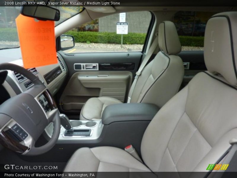 Vapor Silver Metallic / Medium Light Stone 2008 Lincoln MKX AWD