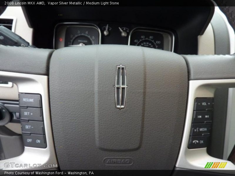 Vapor Silver Metallic / Medium Light Stone 2008 Lincoln MKX AWD