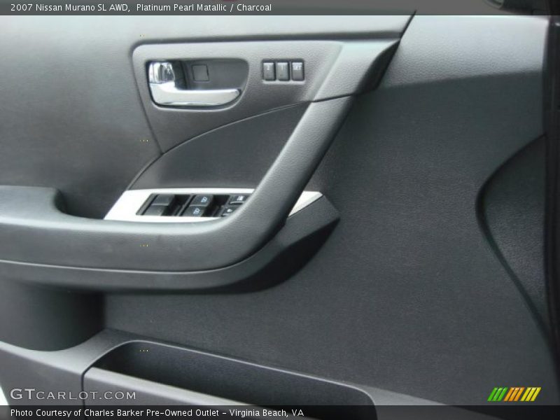 Platinum Pearl Matallic / Charcoal 2007 Nissan Murano SL AWD