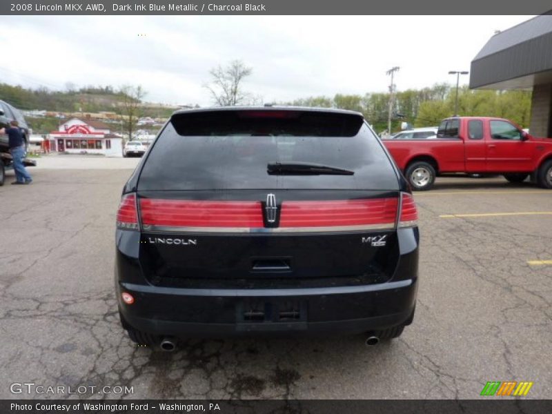 Dark Ink Blue Metallic / Charcoal Black 2008 Lincoln MKX AWD