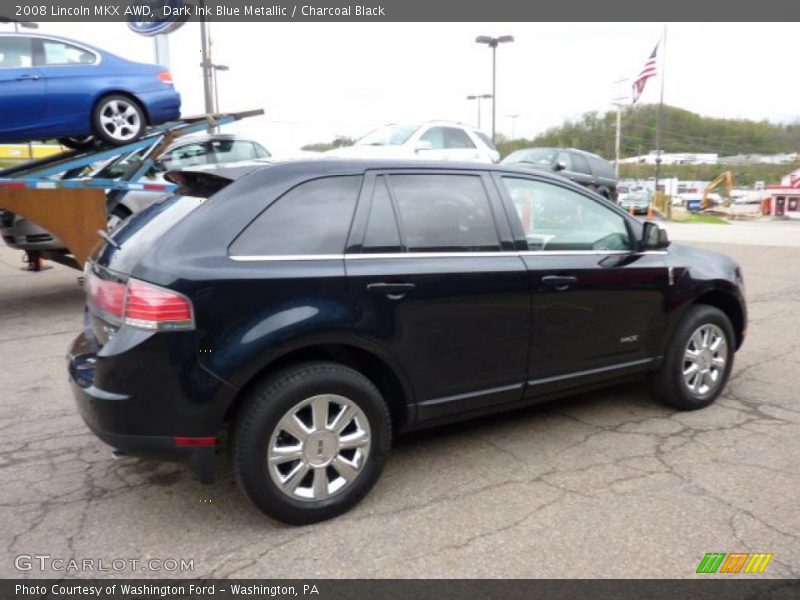 Dark Ink Blue Metallic / Charcoal Black 2008 Lincoln MKX AWD