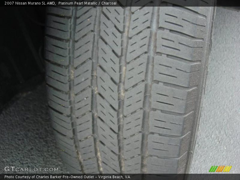 Platinum Pearl Matallic / Charcoal 2007 Nissan Murano SL AWD