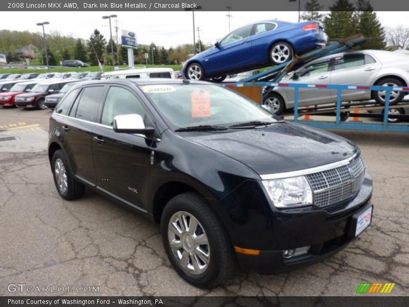 Dark Ink Blue Metallic / Charcoal Black 2008 Lincoln MKX AWD