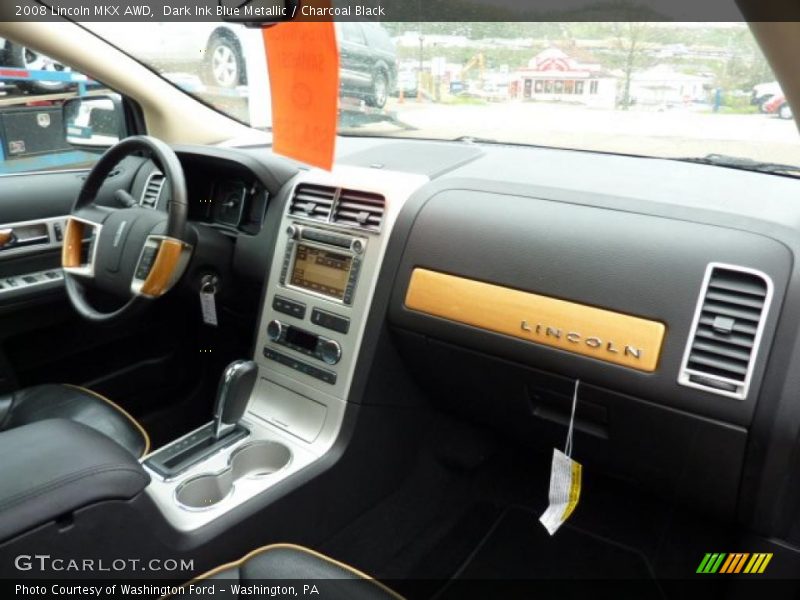 Dark Ink Blue Metallic / Charcoal Black 2008 Lincoln MKX AWD