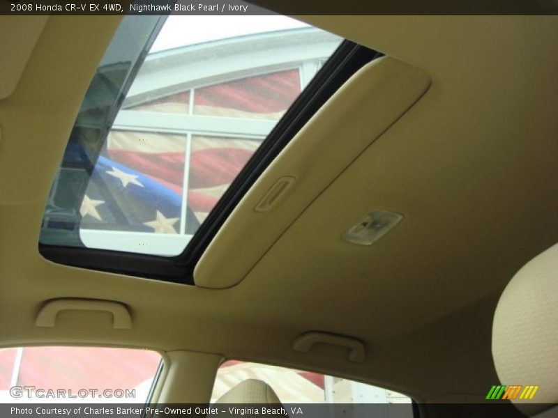 Nighthawk Black Pearl / Ivory 2008 Honda CR-V EX 4WD