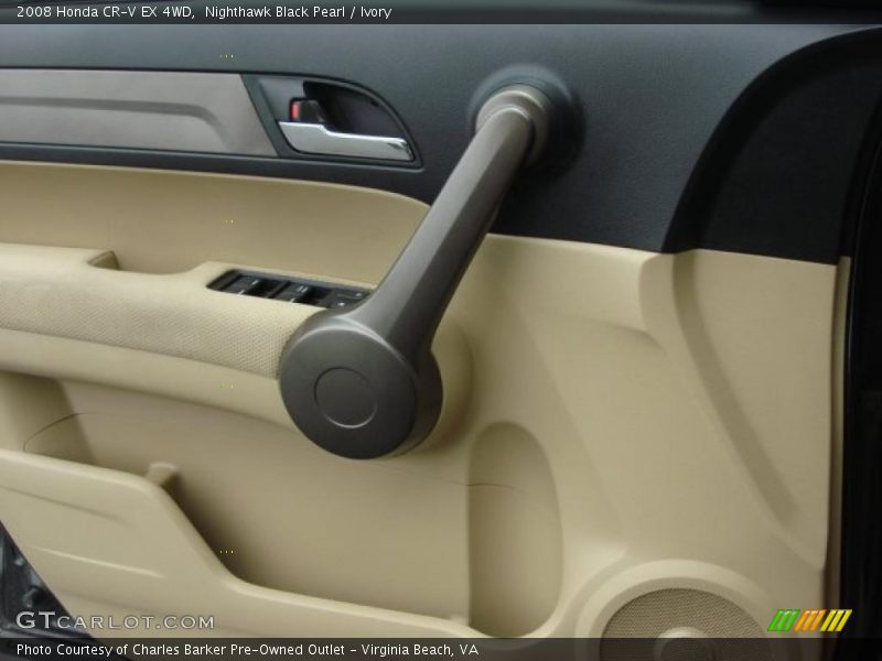 Nighthawk Black Pearl / Ivory 2008 Honda CR-V EX 4WD