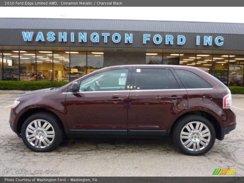 Cinnamon Metallic / Charcoal Black 2010 Ford Edge Limited AWD