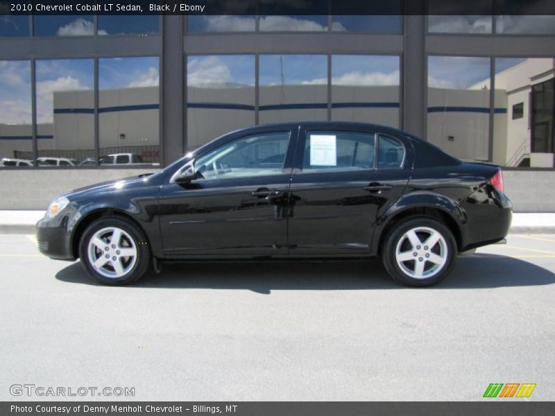 Black / Ebony 2010 Chevrolet Cobalt LT Sedan