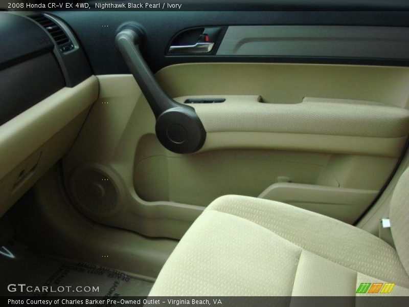 Nighthawk Black Pearl / Ivory 2008 Honda CR-V EX 4WD