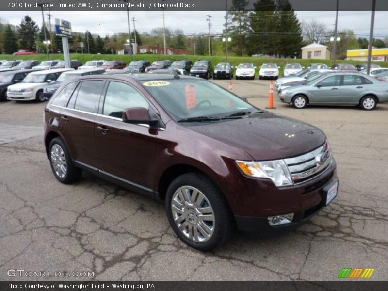 Cinnamon Metallic / Charcoal Black 2010 Ford Edge Limited AWD