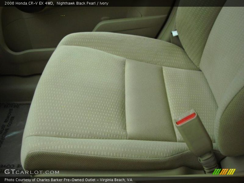 Nighthawk Black Pearl / Ivory 2008 Honda CR-V EX 4WD
