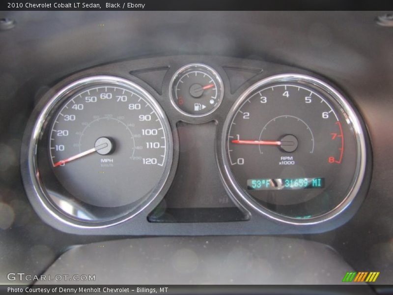 Black / Ebony 2010 Chevrolet Cobalt LT Sedan