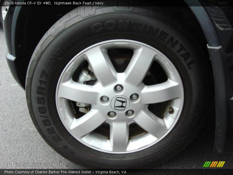 Nighthawk Black Pearl / Ivory 2008 Honda CR-V EX 4WD