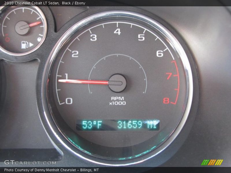 Black / Ebony 2010 Chevrolet Cobalt LT Sedan