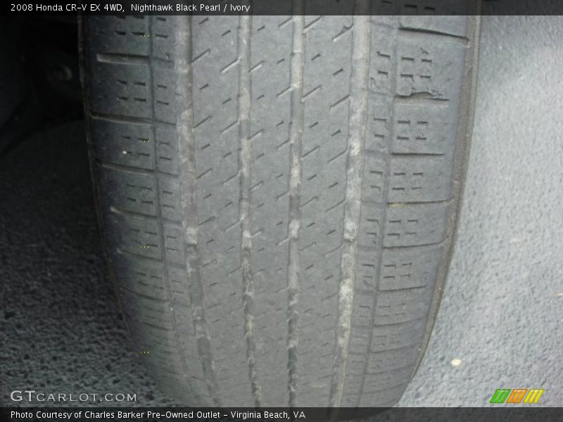 Nighthawk Black Pearl / Ivory 2008 Honda CR-V EX 4WD