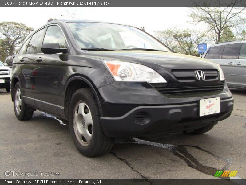 Nighthawk Black Pearl / Black 2007 Honda CR-V LX 4WD
