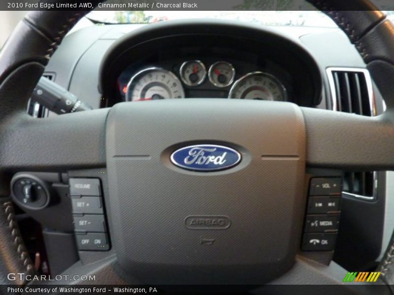 Cinnamon Metallic / Charcoal Black 2010 Ford Edge Limited AWD