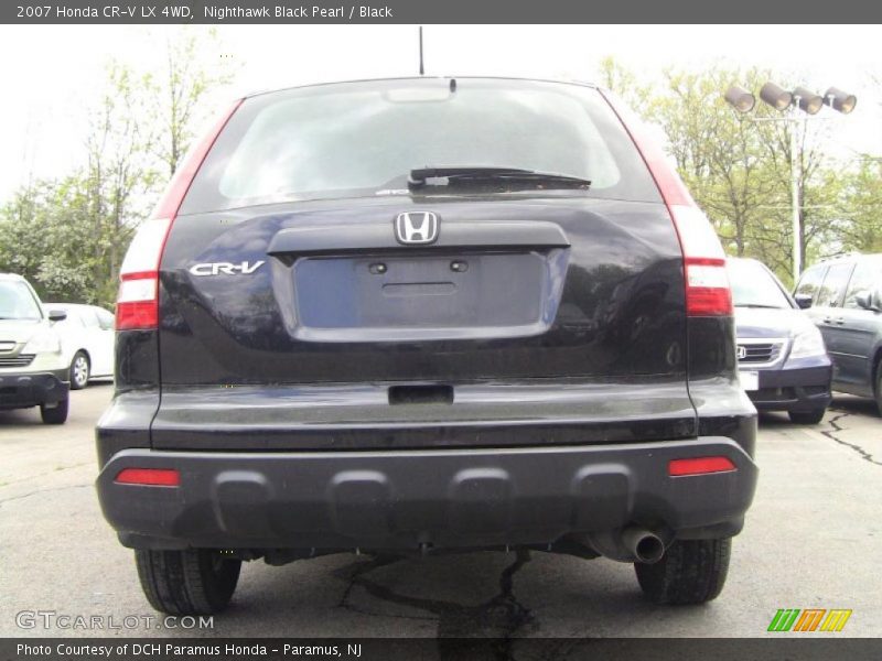 Nighthawk Black Pearl / Black 2007 Honda CR-V LX 4WD
