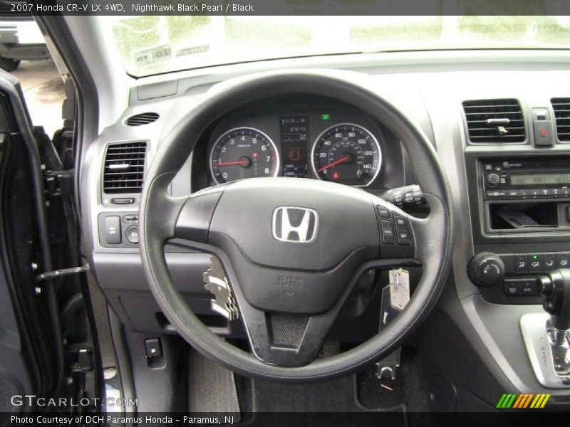 Nighthawk Black Pearl / Black 2007 Honda CR-V LX 4WD