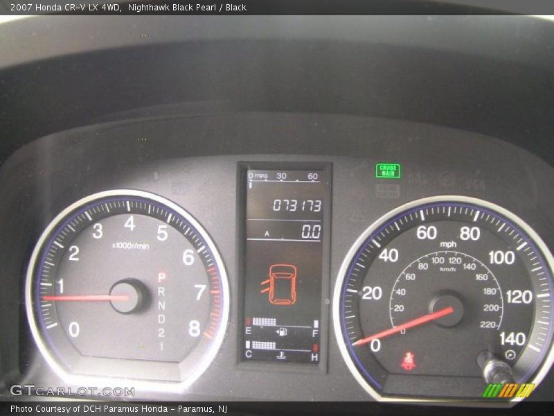 Nighthawk Black Pearl / Black 2007 Honda CR-V LX 4WD
