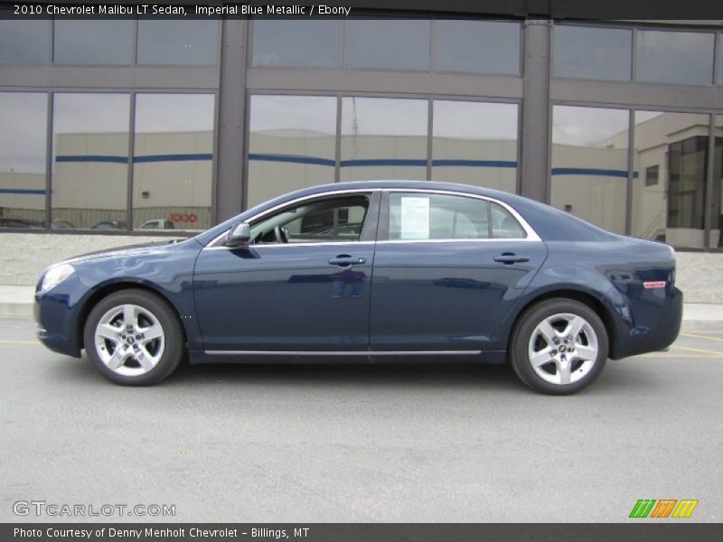 Imperial Blue Metallic / Ebony 2010 Chevrolet Malibu LT Sedan