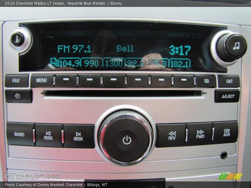 Imperial Blue Metallic / Ebony 2010 Chevrolet Malibu LT Sedan