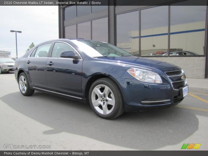 Imperial Blue Metallic / Ebony 2010 Chevrolet Malibu LT Sedan